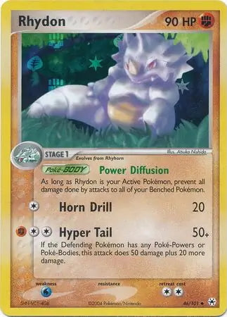 EX Hidden Legends Rhydon #46/101 reverse holo
