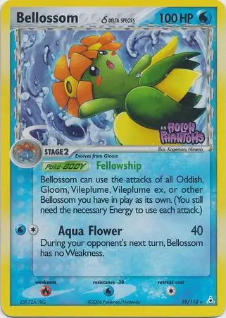 EX Holon Phantoms Bellossom #19/110 reverse holo