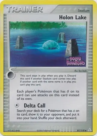 EX Holon Phantoms Holon Lake #87/110 reverse holo