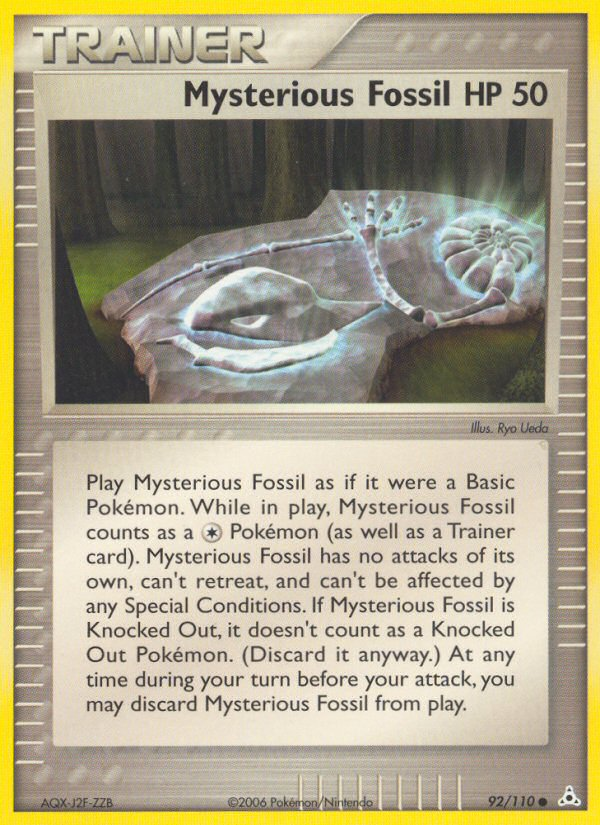 EX Holon Phantoms Mysterious Fossil #92/110