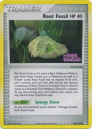 EX Holon Phantoms Root Fossil #93/110 reverse holo