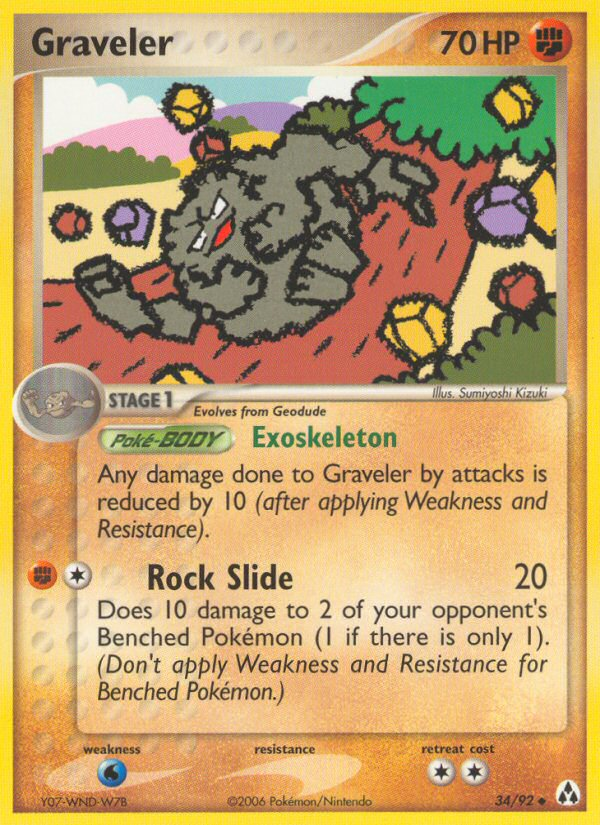 EX Legend Maker Graveler #34/92