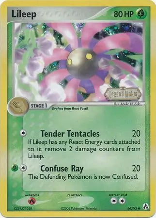 EX Legend Maker Lileep #56/92 reverse holo