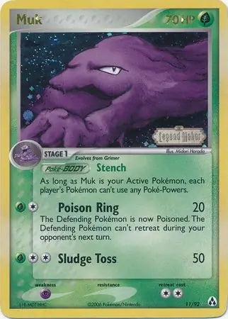 EX Legend Maker Muk #11/92 reverse holo