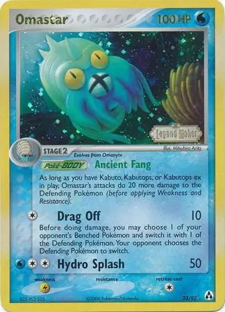 EX Legend Maker Omastar #23/92 reverse holo