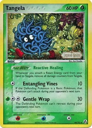 EX Legend Maker Tangela #44/92 reverse holo