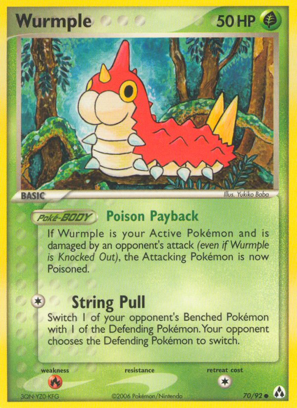 EX Legend Maker Wurmple #70/92