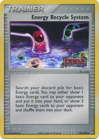 EX Power Keepers Energy Recycle System #73/108 reverse holo