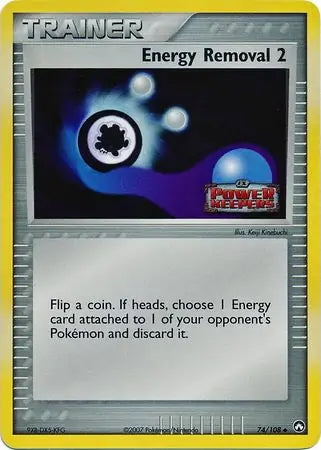 EX Power Keepers Energy Removal 2 #74/108 reverse holo
