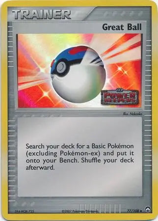 EX Power Keepers Great Ball #77/108 reverse holo