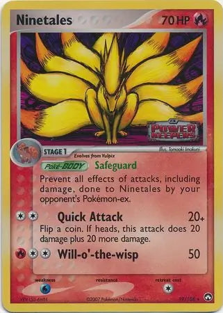 EX Power Keepers Ninetails #19/108 reverse holo