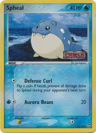 EX Power Keepers Spheal #65/108 reverse holo