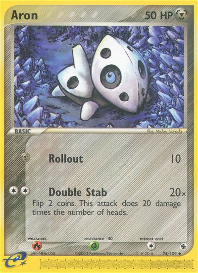 EX Ruby&Sapphire Aron #25/109