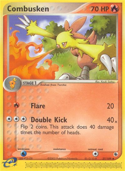 EX Ruby&Sapphire Combusken #27/109