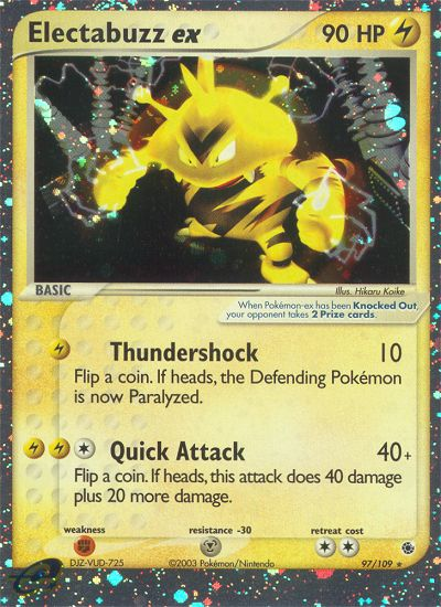 EX Ruby&Sapphire Holo Electabuzz EX #97/109
