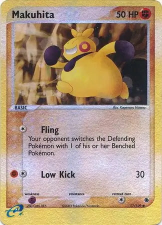 EX Ruby&Sapphire Makuhita #57/109 reverse holo