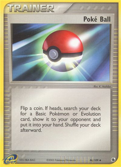EX Ruby&Sapphire Poke Ball #86/109