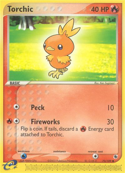 EX Ruby&Sapphire Torchic #73/109