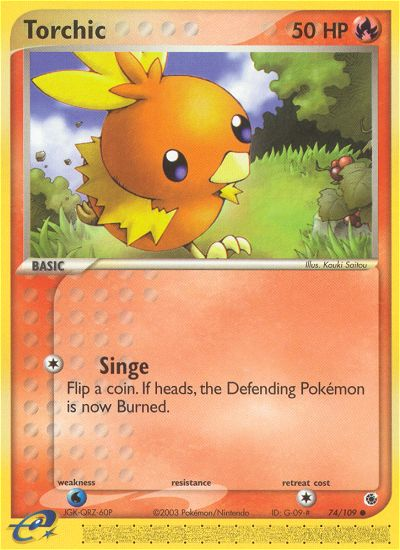 EX Ruby&Sapphire Torchic #74/109