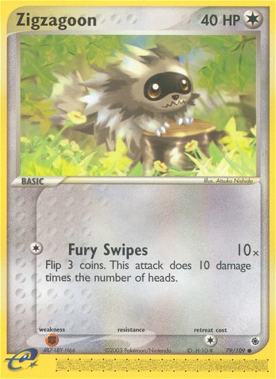 EX Ruby&Sapphire Zigzagoon #79/109
