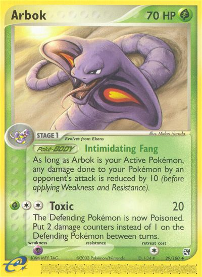 EX Sandstorm Arbok #29/100
