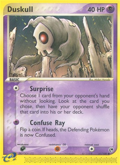 EX Sandstorm Duskull #61/100