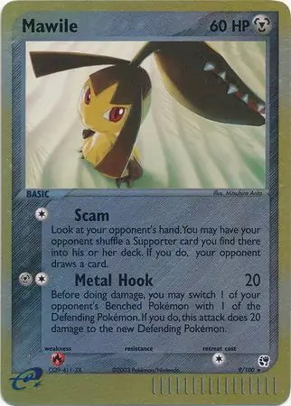 EX Sandstorm Mawile #9/100 reverse holo