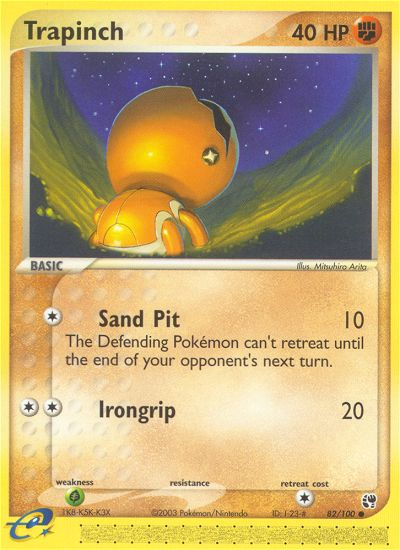 EX Sandstorm Trapinch #82/100