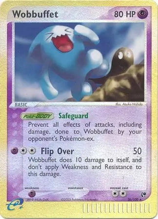 EX Sandstorm Wobbuffet #26/100 reverse holo