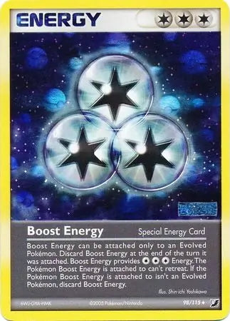 EX Unseen Forces Boost Energy #98/115 reverse holo
