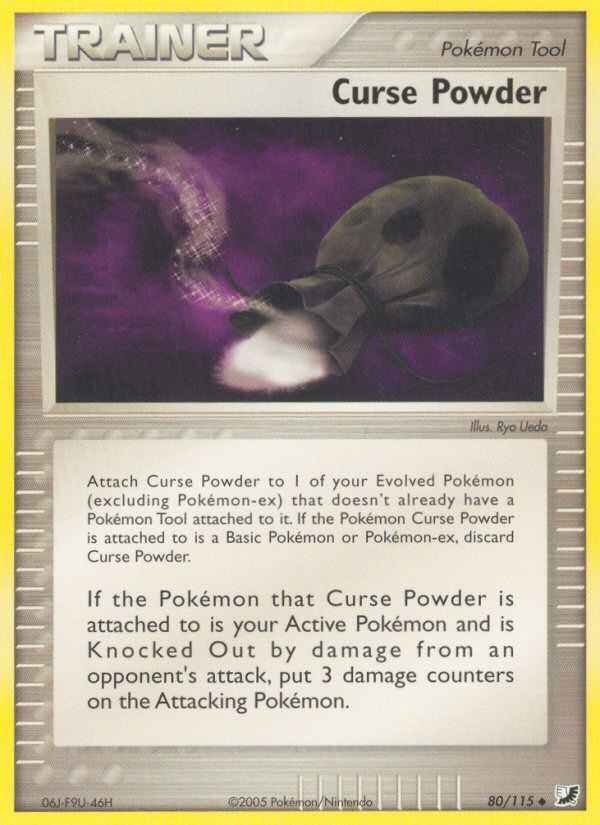 EX Unseen Forces Curse Powder #80/115
