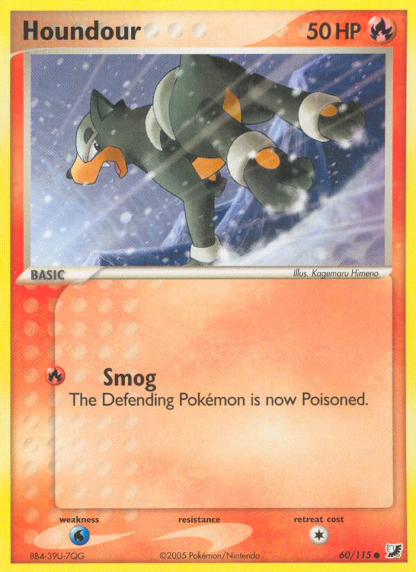 EX Unseen Forces Houndour #60/115