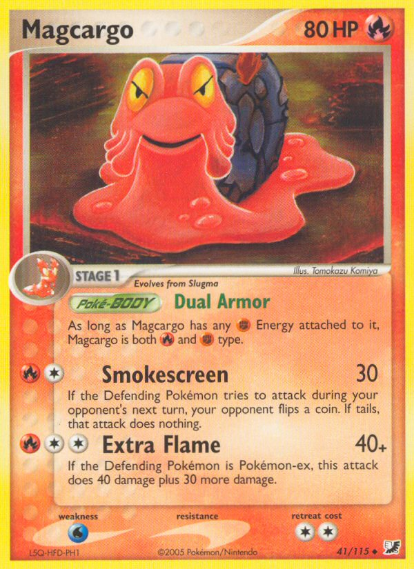 EX Unseen Forces Magcargo #41/115