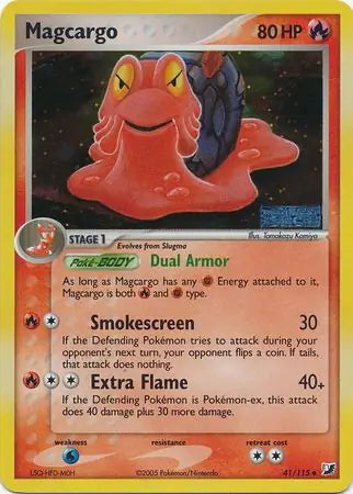 EX Unseen Forces Magcargo #41/115 reverse holo
