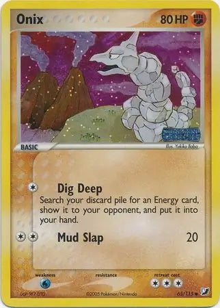 EX Unseen Forces Onix #65/115 reverse holo
