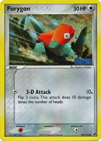 EX Unseen Forces Porygon #69/115 reverse holo