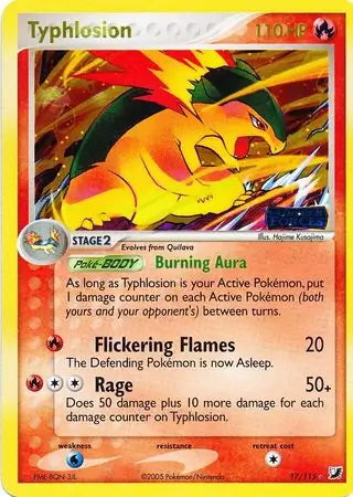 EX Unseen Forces Typhlosion #17/115 reverse holo