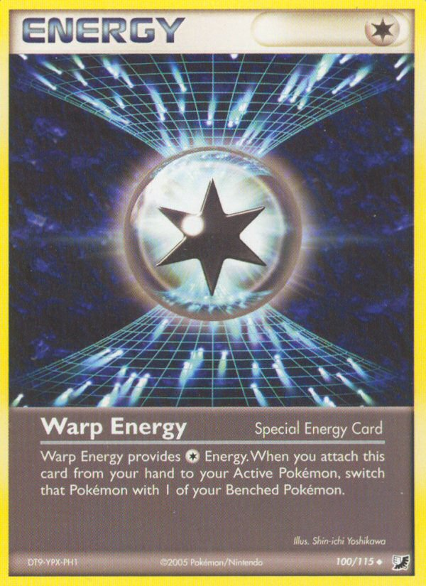 EX Unseen Forces Warp Energy #100/115