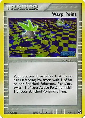 EX Unseen Forces Warp Point #93/115 reverse holo