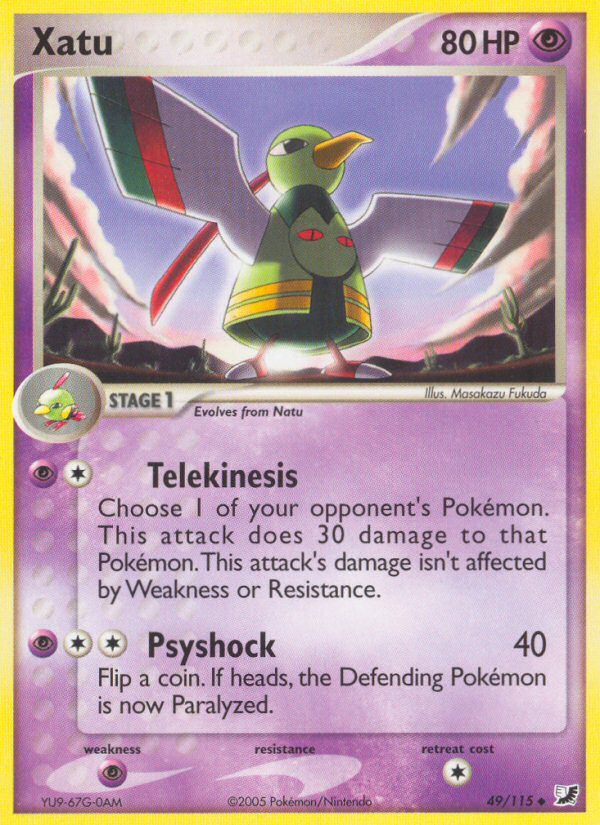 EX Unseen Forces Xatu #49/115