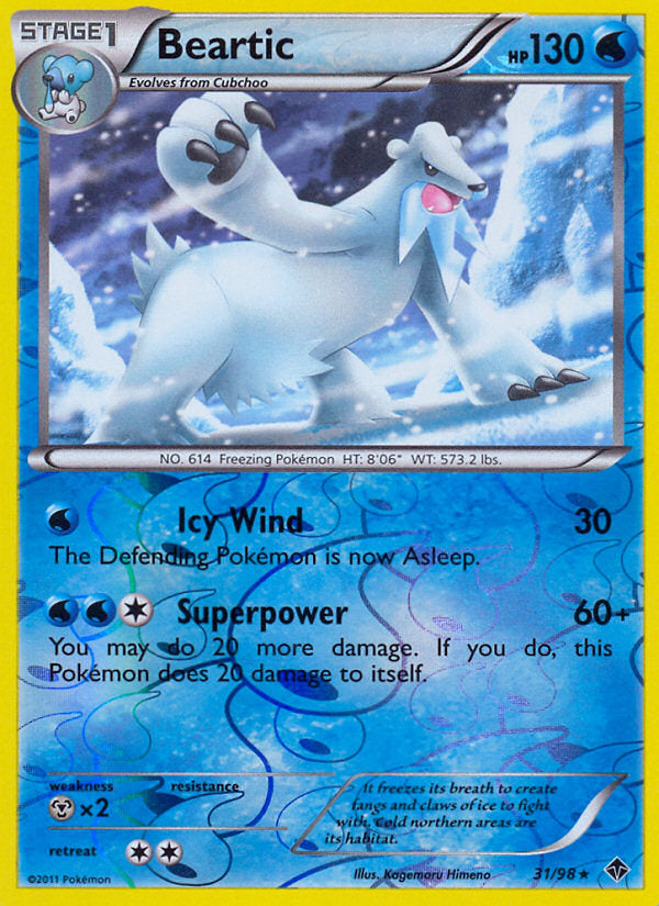 Emerging Powers Beartic #31/98 reverse holo