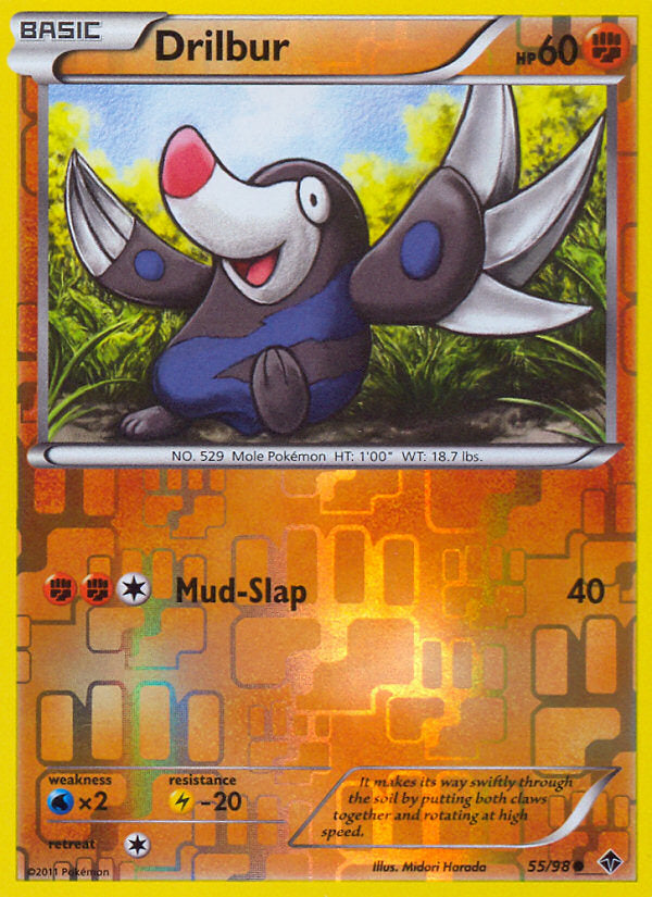 Emerging Powers Drilbur #55/98 reverse holo