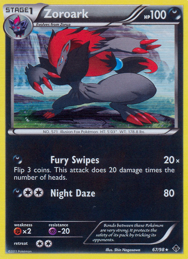 Emerging Powers Holo Zoroark #67/98