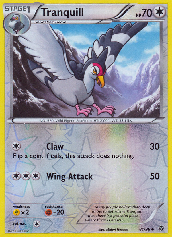 Emerging Powers Tranquill #81/98 reverse holo