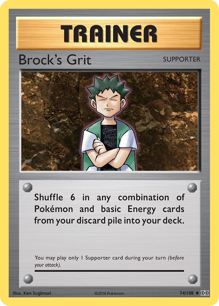 Evolutions Brock's Grit #74/108