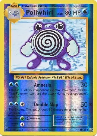 Evolutions Poliwhirl #24/108 reverse holo