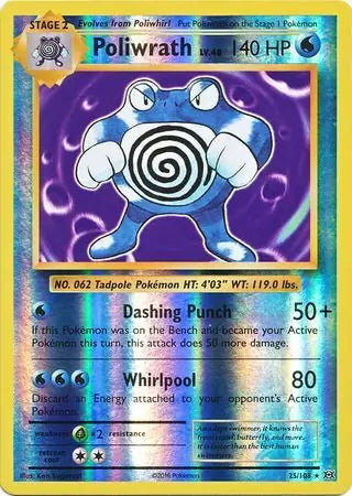 Evolutions Poliwrath #25/108 reverse holo