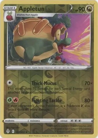 Evolving Skies Appletun #121/203 reverse holo