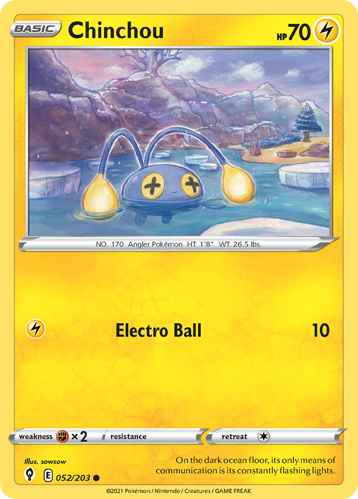 Evolving Skies Chinchou #52/203