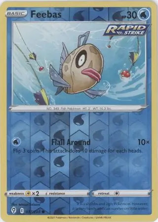 Evolving Skies Feebas #37/203 reverse holo
